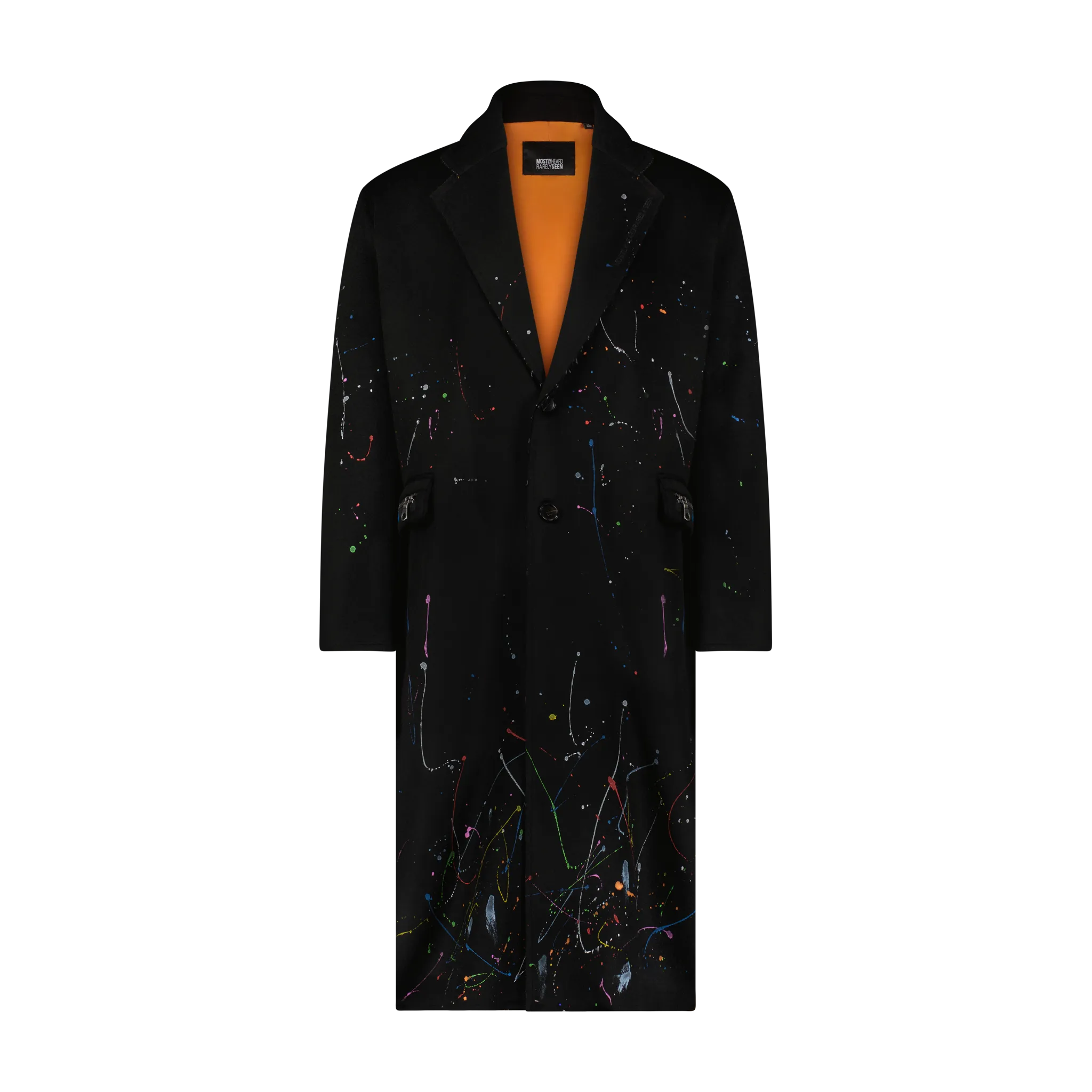 "SPLATTER PAINT" OVERCOAT