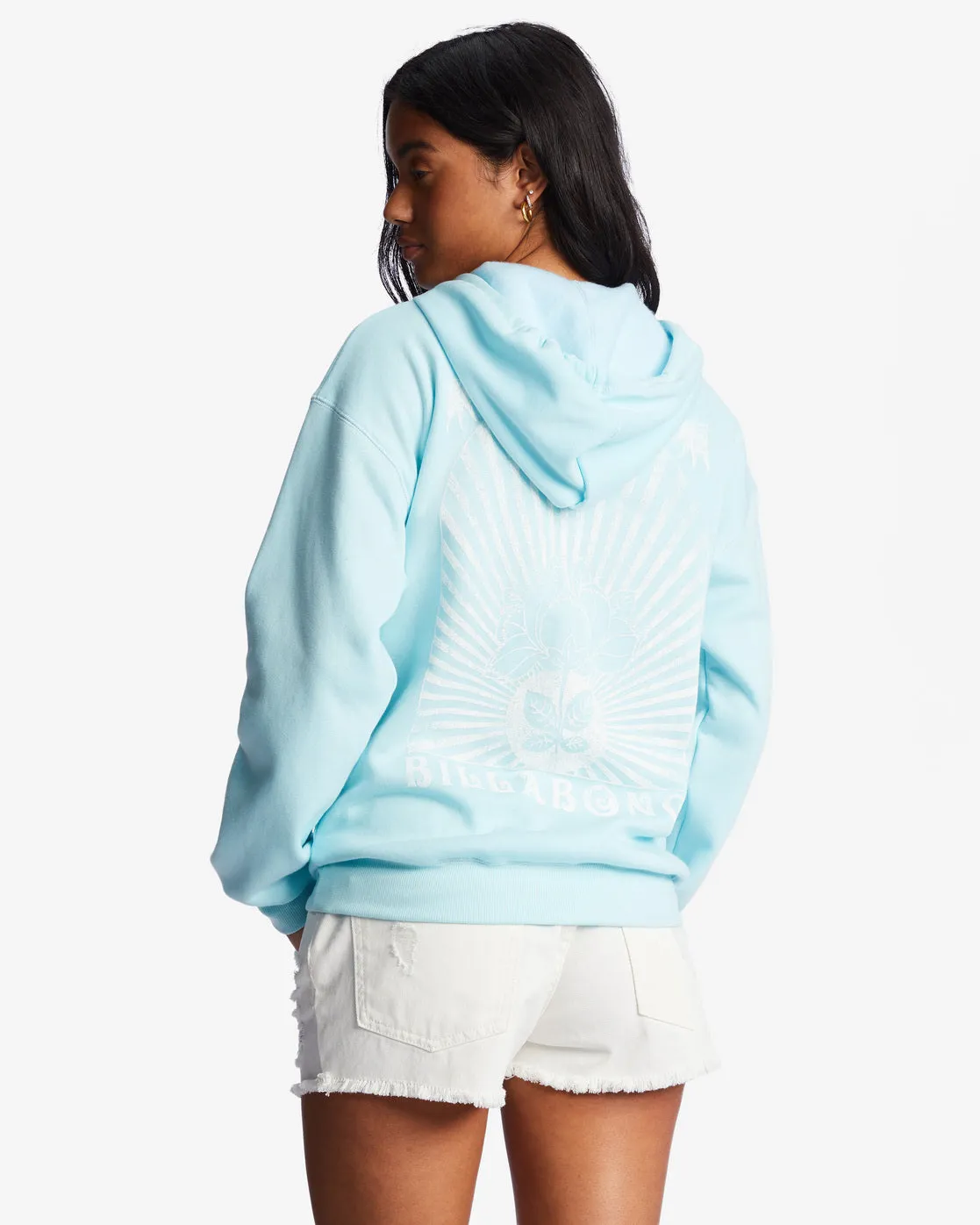 Radiate Love Hoodie - Pure Aqua