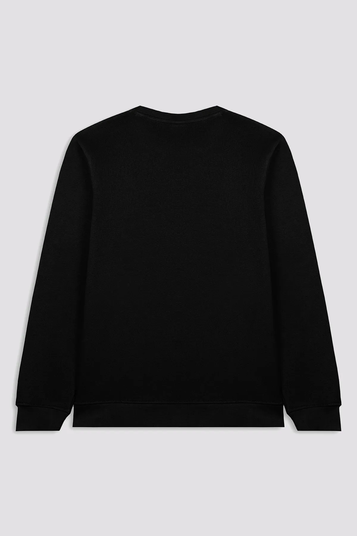 Rare Embroidered Black Sweatshirt - W22 - MSW061R