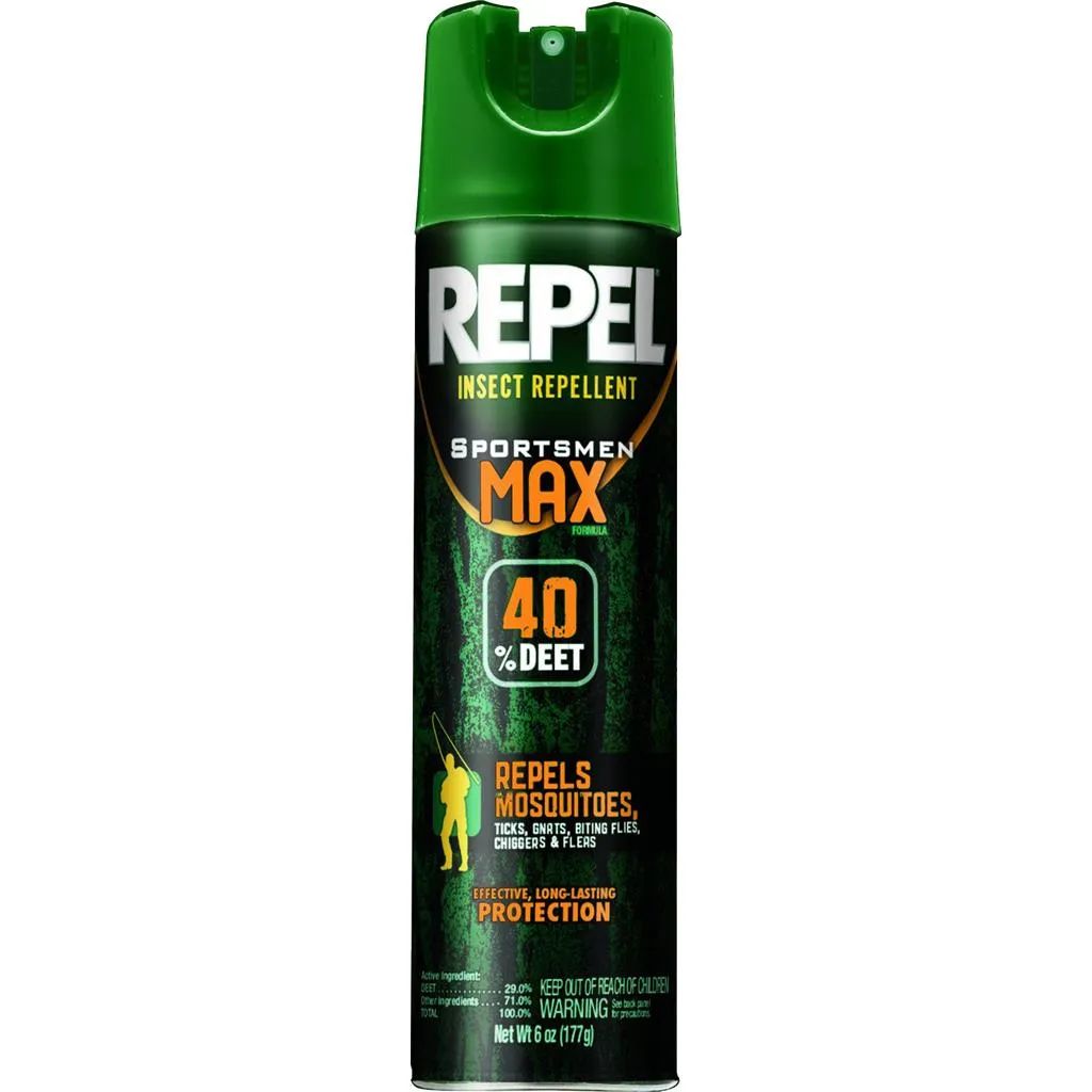 Repel Sportsman Max 40% Deet 6.5 oz