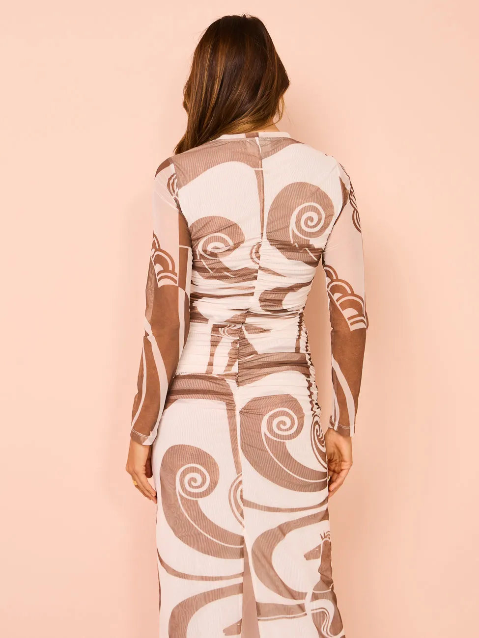 Roame Bazaar Dress in Roaming Horses Chestnut