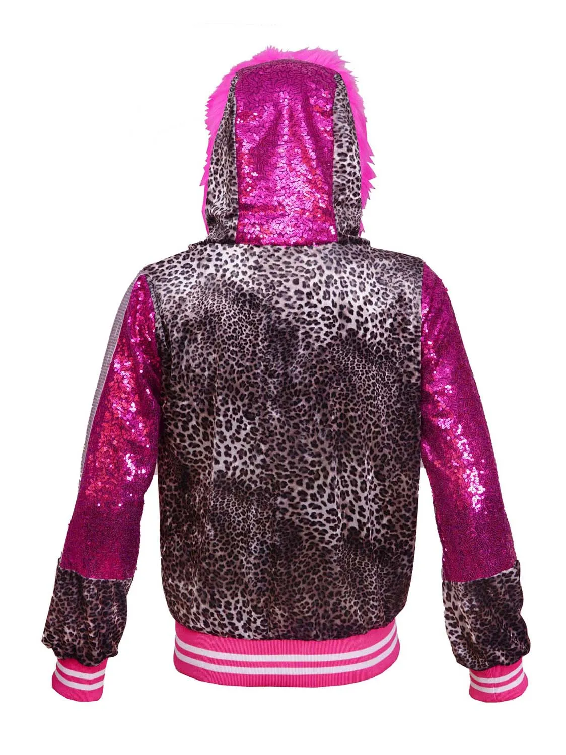 Sassy Snow Leopard | Deluxe Disarray Hoodie | Unisex