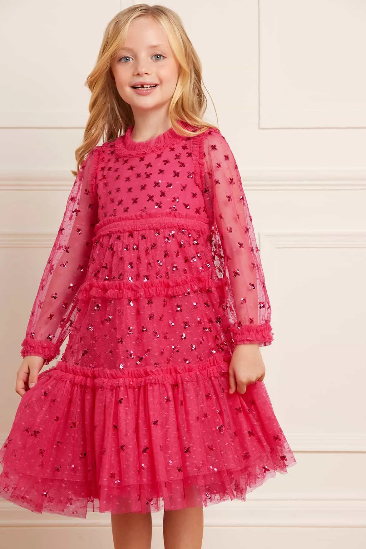 Sequin Kisses Kids Dress