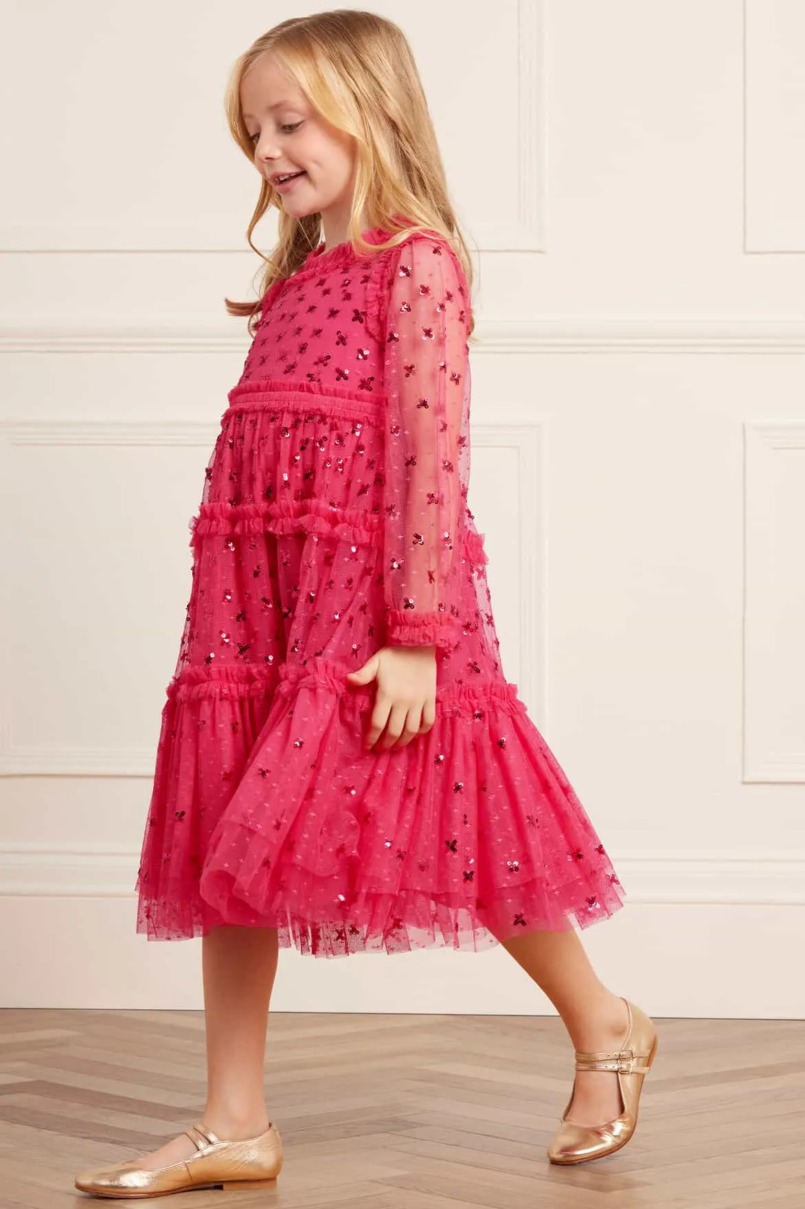 Sequin Kisses Kids Dress