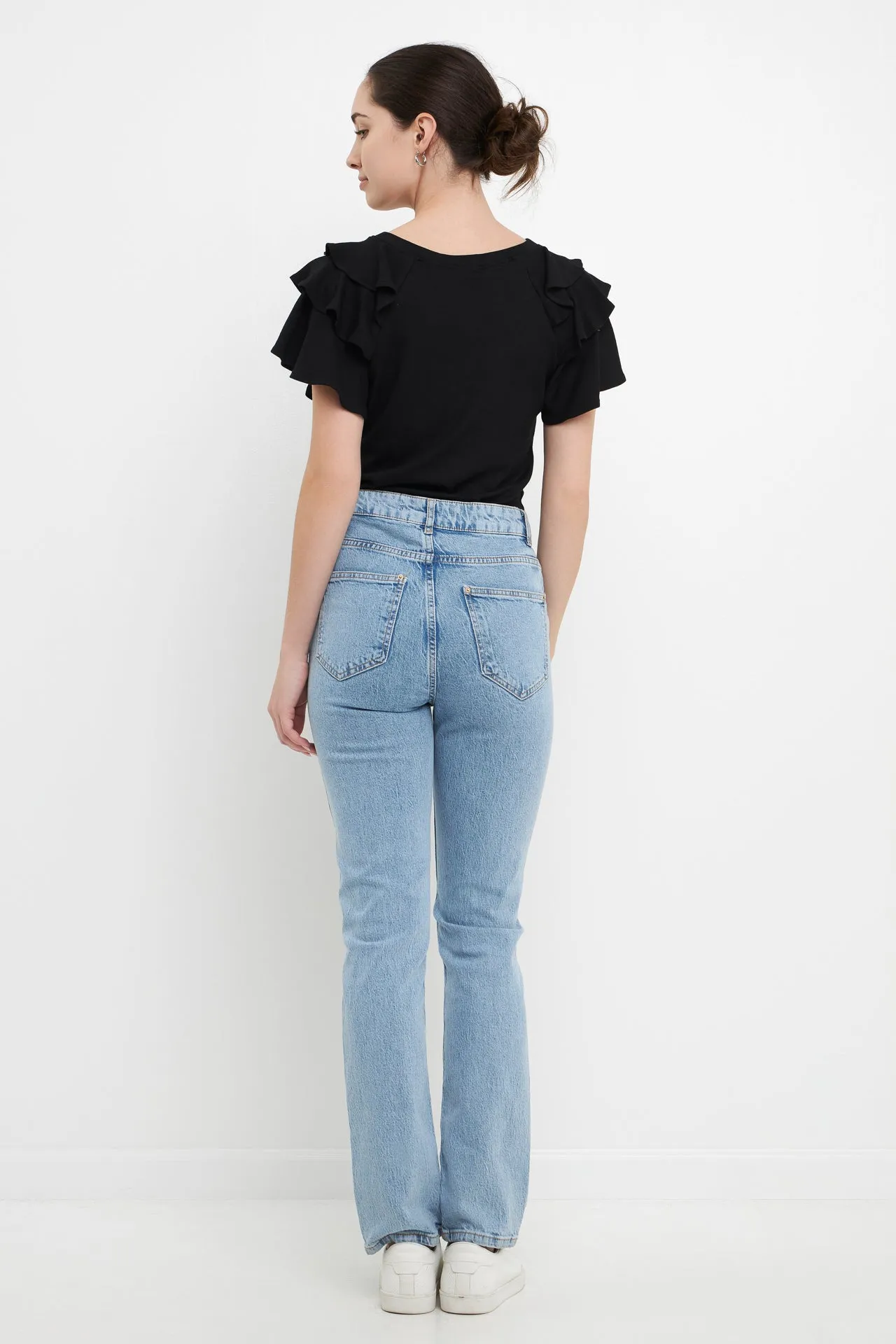 Shoulder Ruffle Top