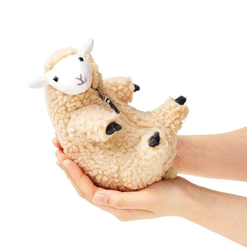 SnuggleLlama: The Cozy Alpaca Plushie with Removable Fleece Jacket