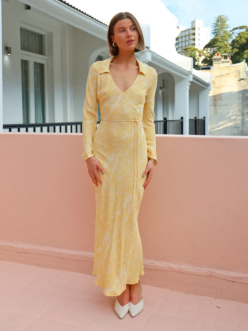 Sovere Inara Maxi Dress in Butter