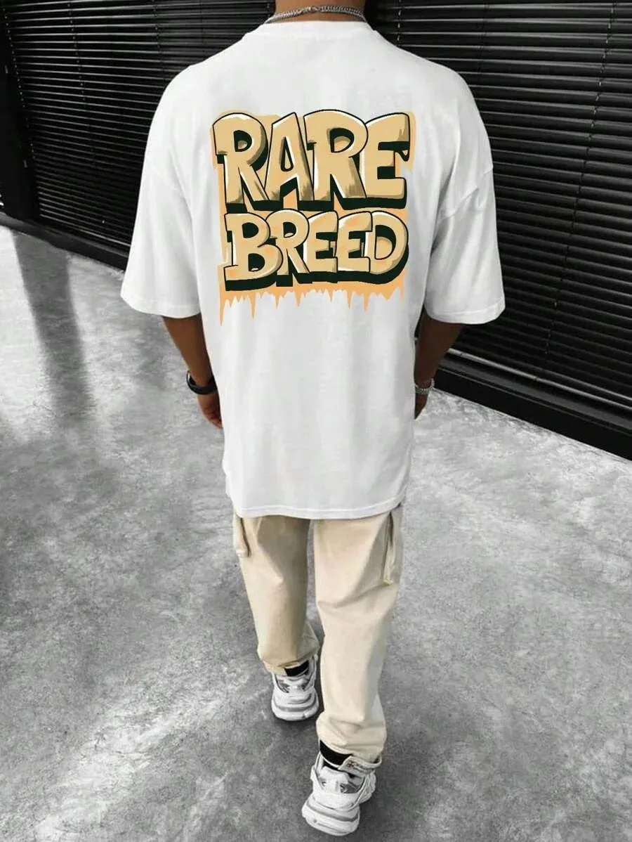 SXV  'RARE BREED’ Printed Cool Aesthetic Oversized Baggy T-shirt