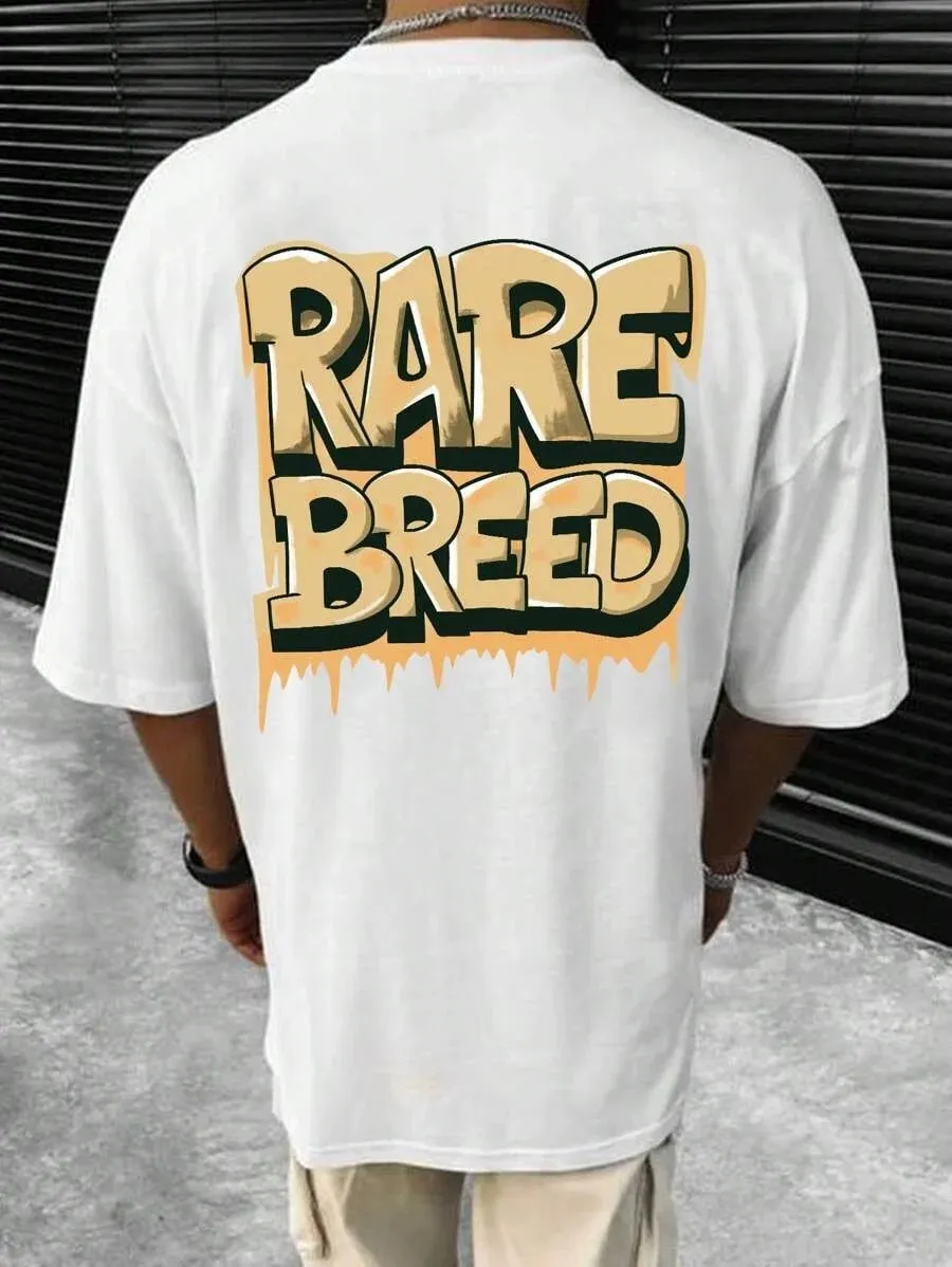 SXV  'RARE BREED’ Printed Cool Aesthetic Oversized Baggy T-shirt