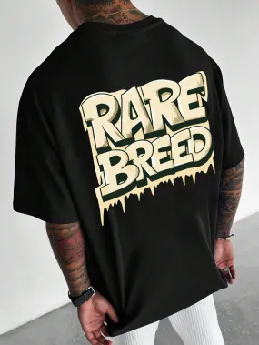 SXV  'RARE BREED’ Printed Cool Aesthetic Oversized Baggy T-shirt