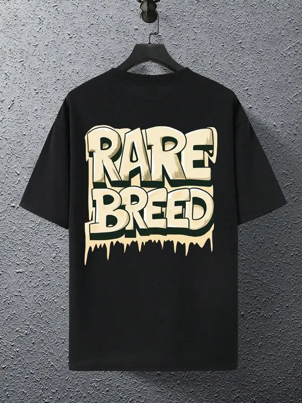 SXV  'RARE BREED’ Printed Cool Aesthetic Oversized Baggy T-shirt