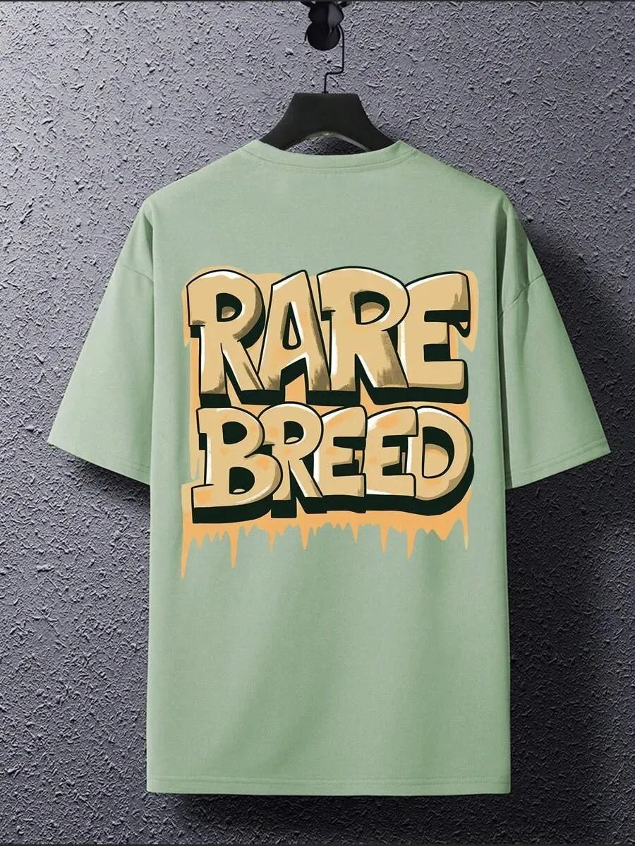 SXV  'RARE BREED’ Printed Cool Aesthetic Oversized Baggy T-shirt