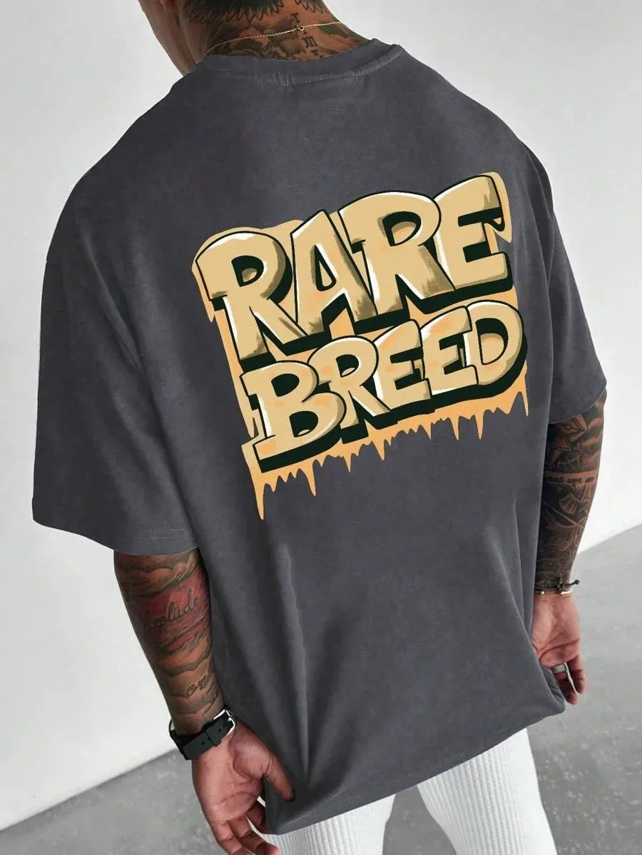 SXV  'RARE BREED’ Printed Cool Aesthetic Oversized Baggy T-shirt