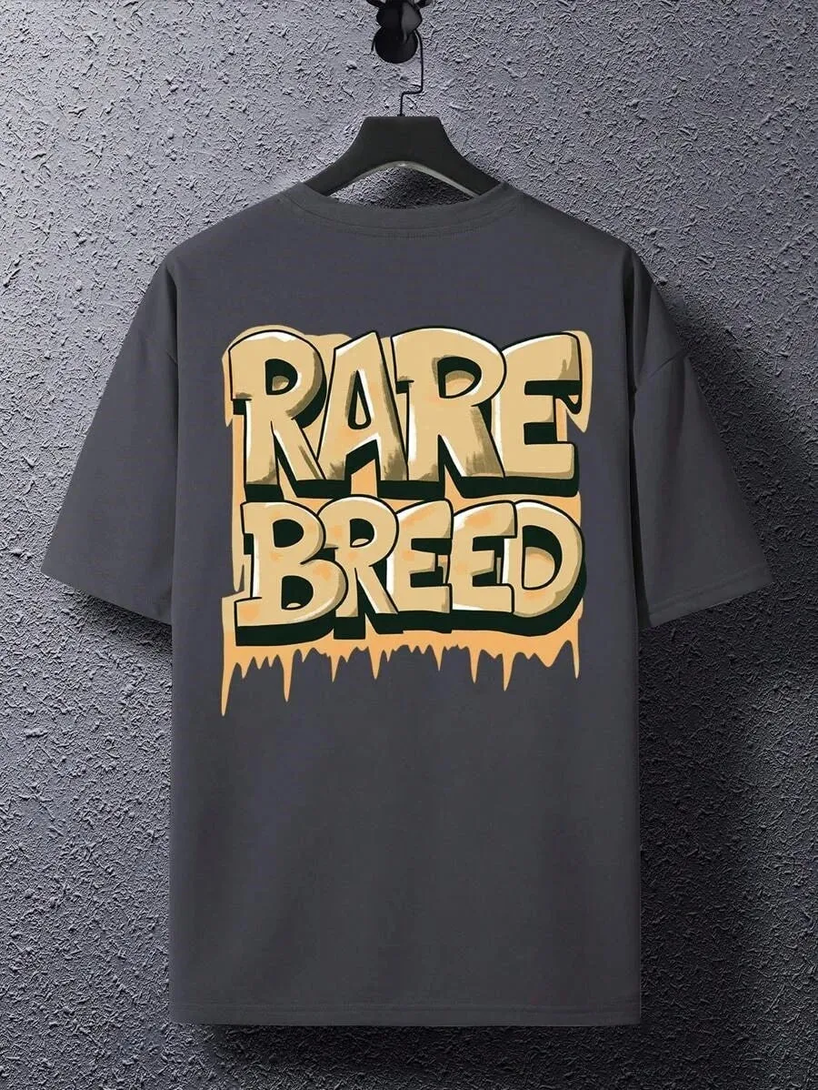 SXV  'RARE BREED’ Printed Cool Aesthetic Oversized Baggy T-shirt