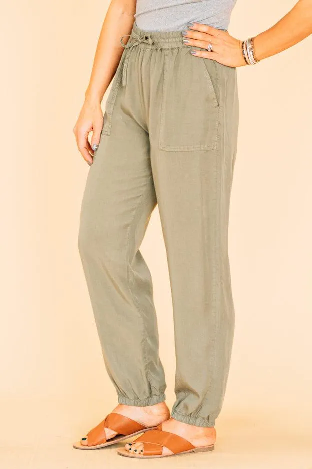 Tencel Jogger Pants