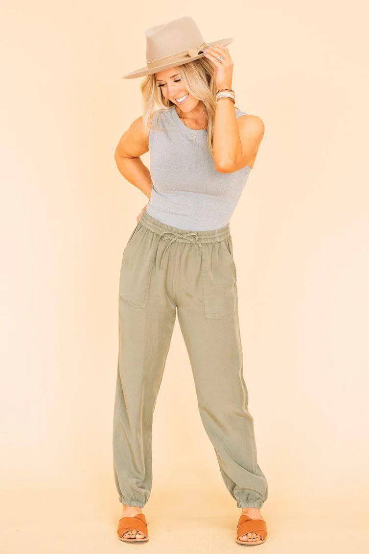 Tencel Jogger Pants