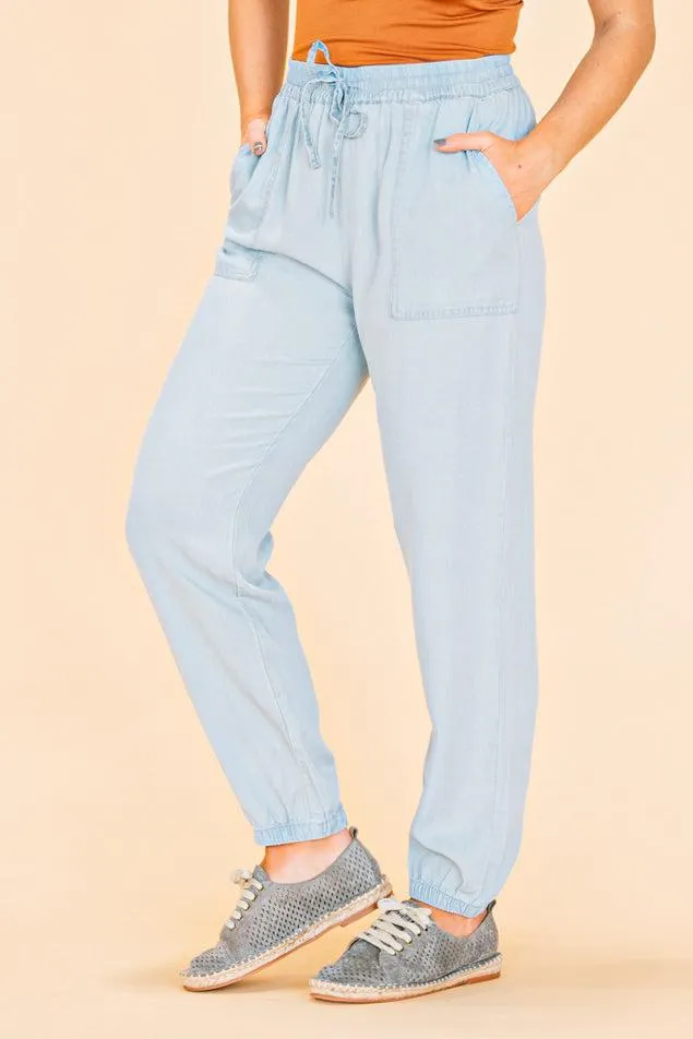 Tencel Jogger Pants