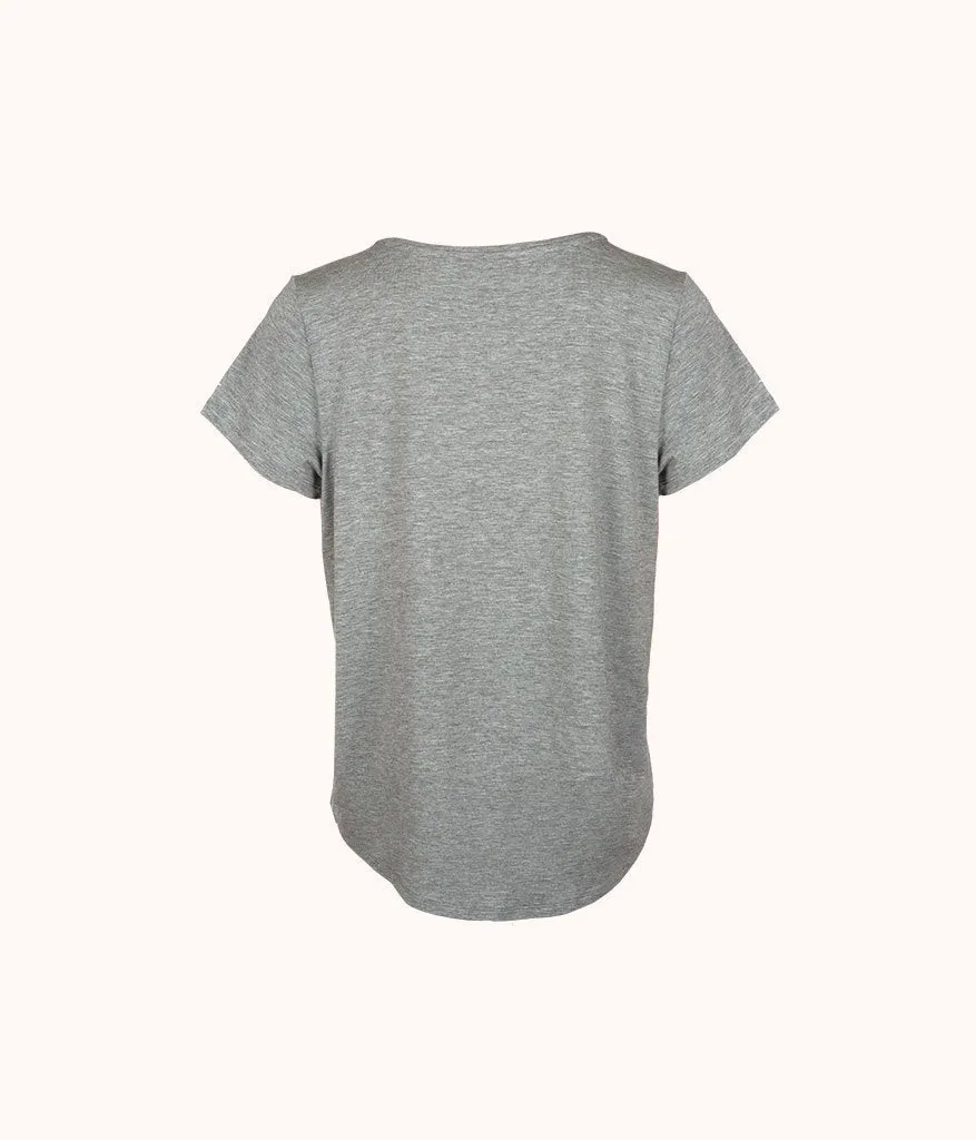 The All-Day Tee: Heather Gray