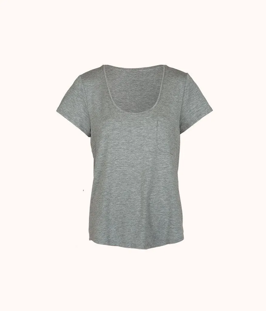 The All-Day Tee: Heather Gray