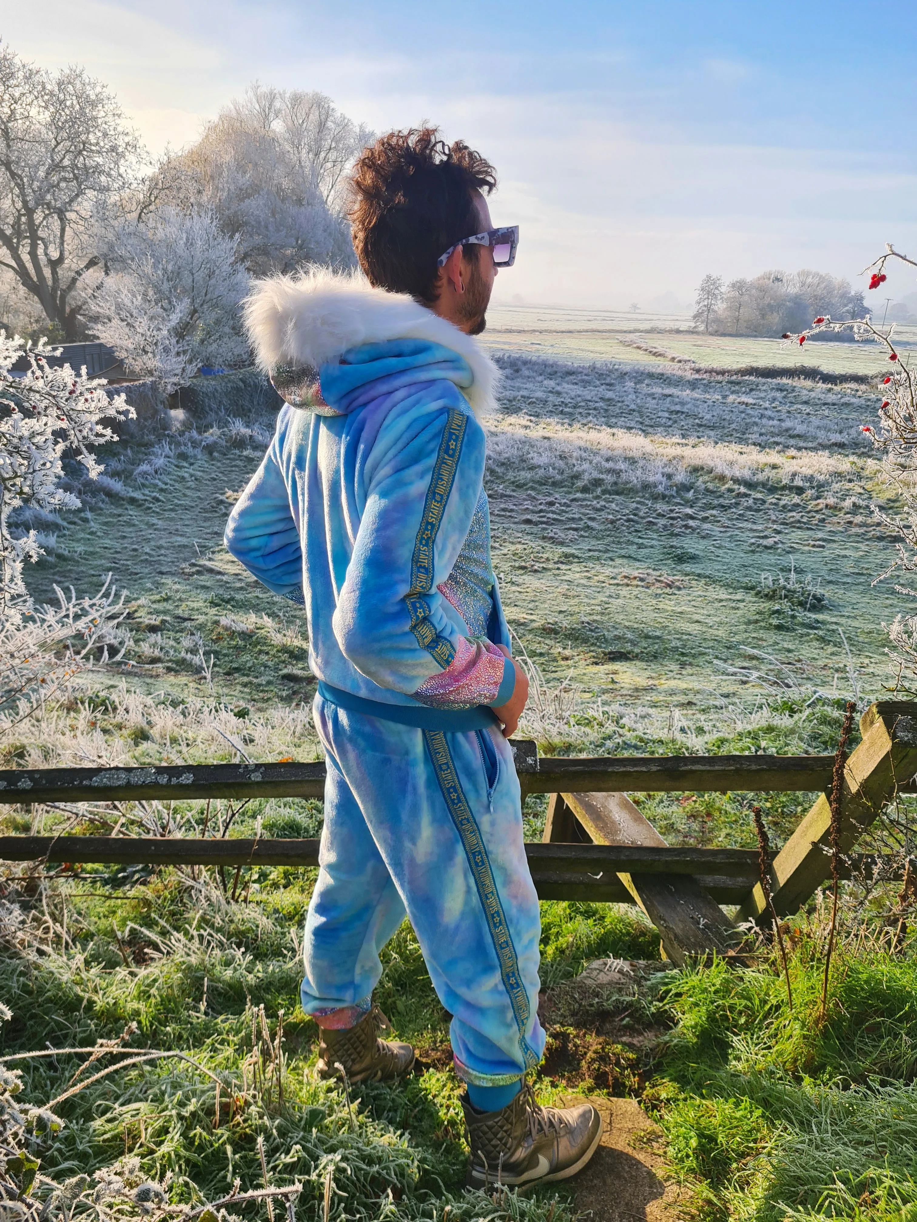 The Fluffalicious | Baby Blue | Deluxe Disarray Hoodie | Unisex