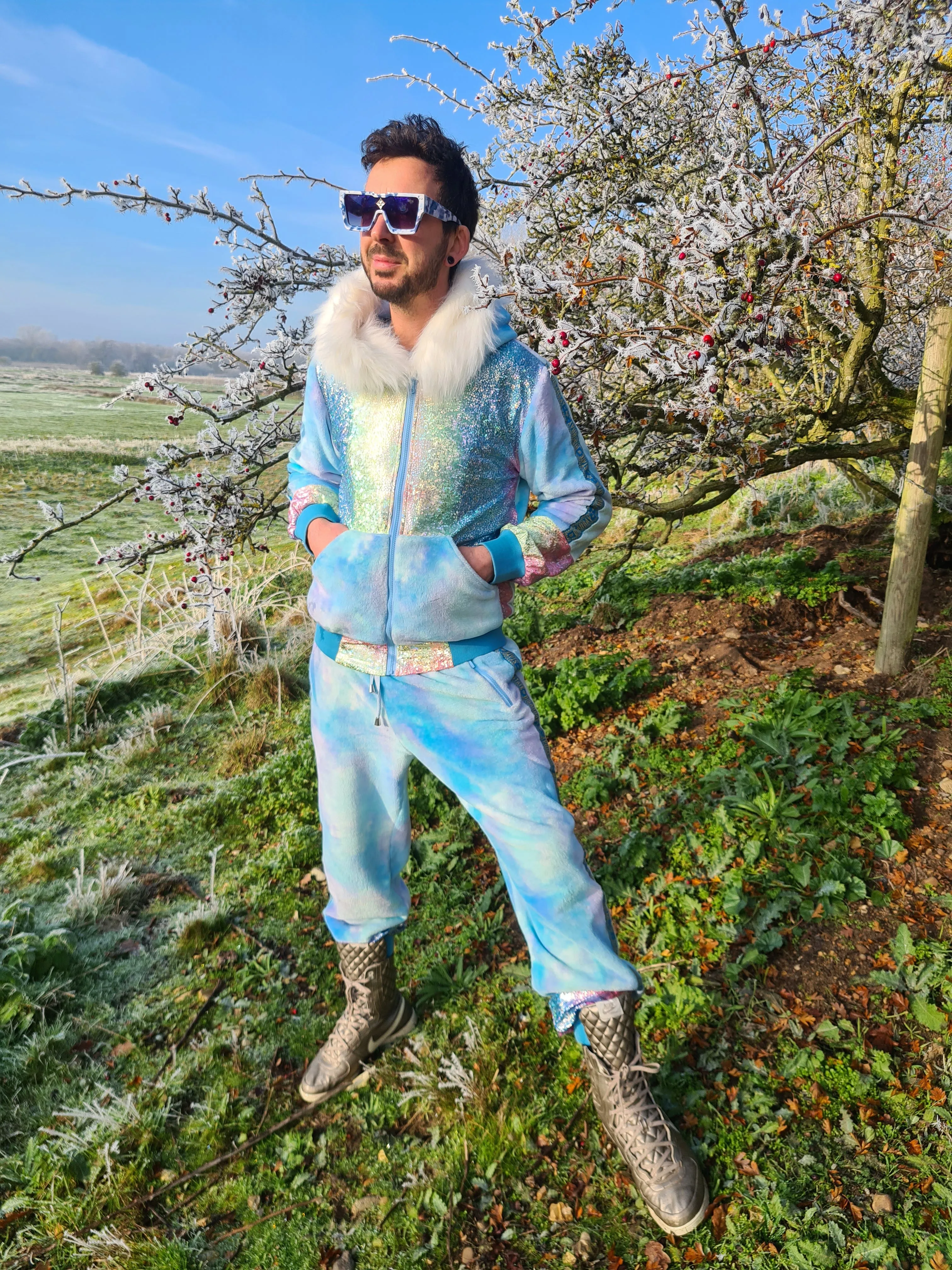 The Fluffalicious | Baby Blue | Deluxe Disarray Hoodie | Unisex