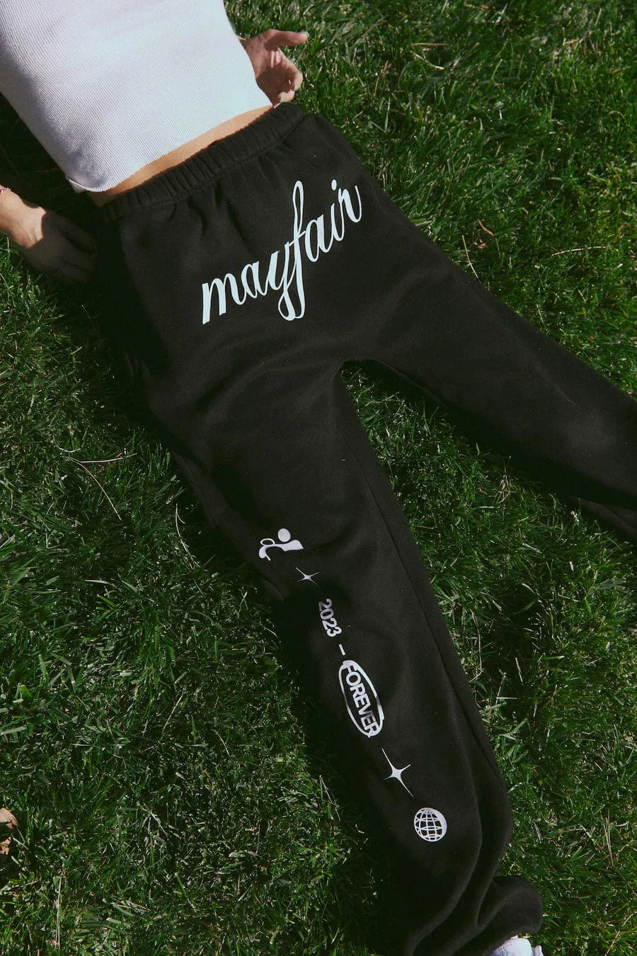 The Mayfair Group -  "Human Connection" Sweatpants - Fleece Casual Polyester