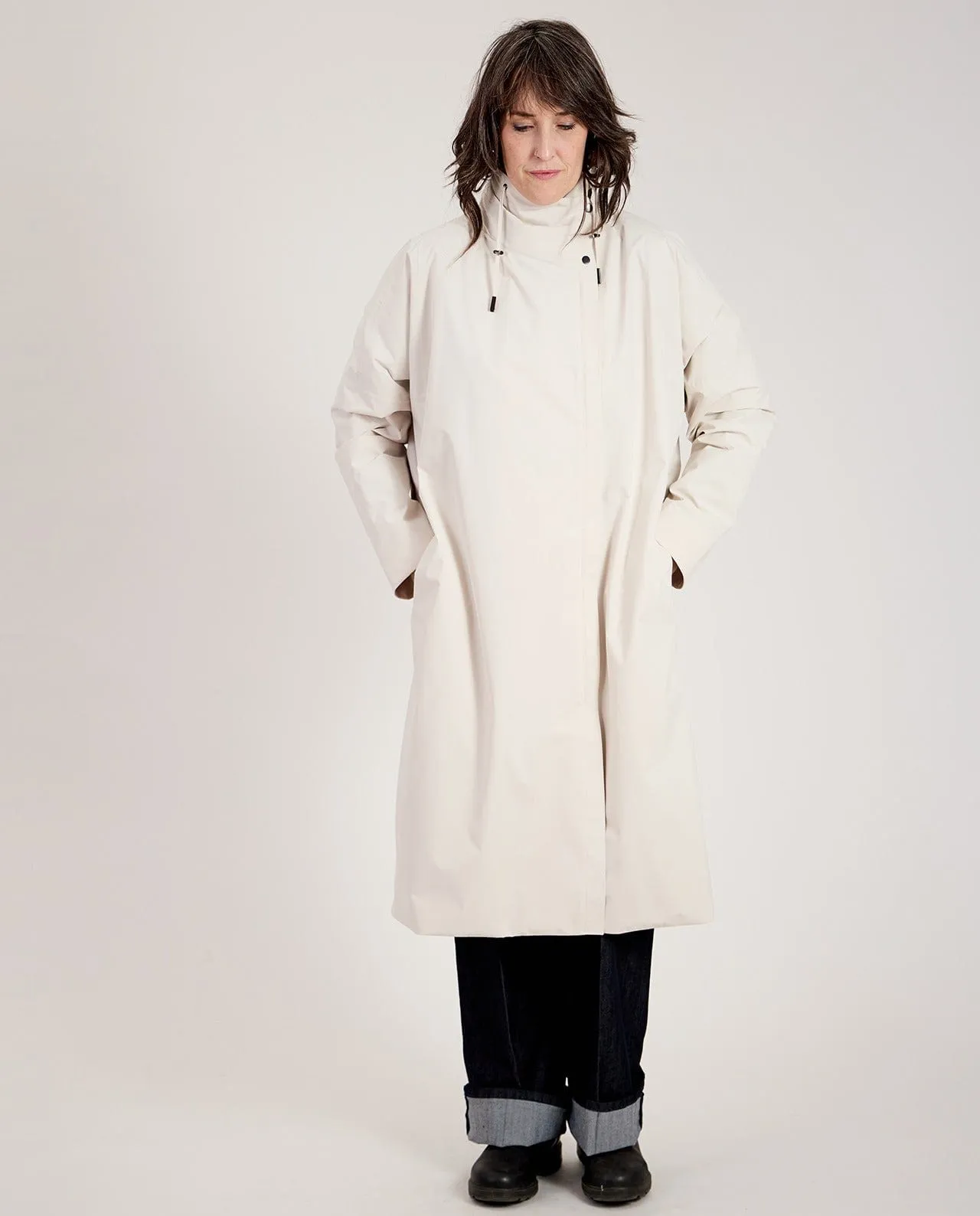 The Odyssey Waterproof  Atmosphere Raincoat | White