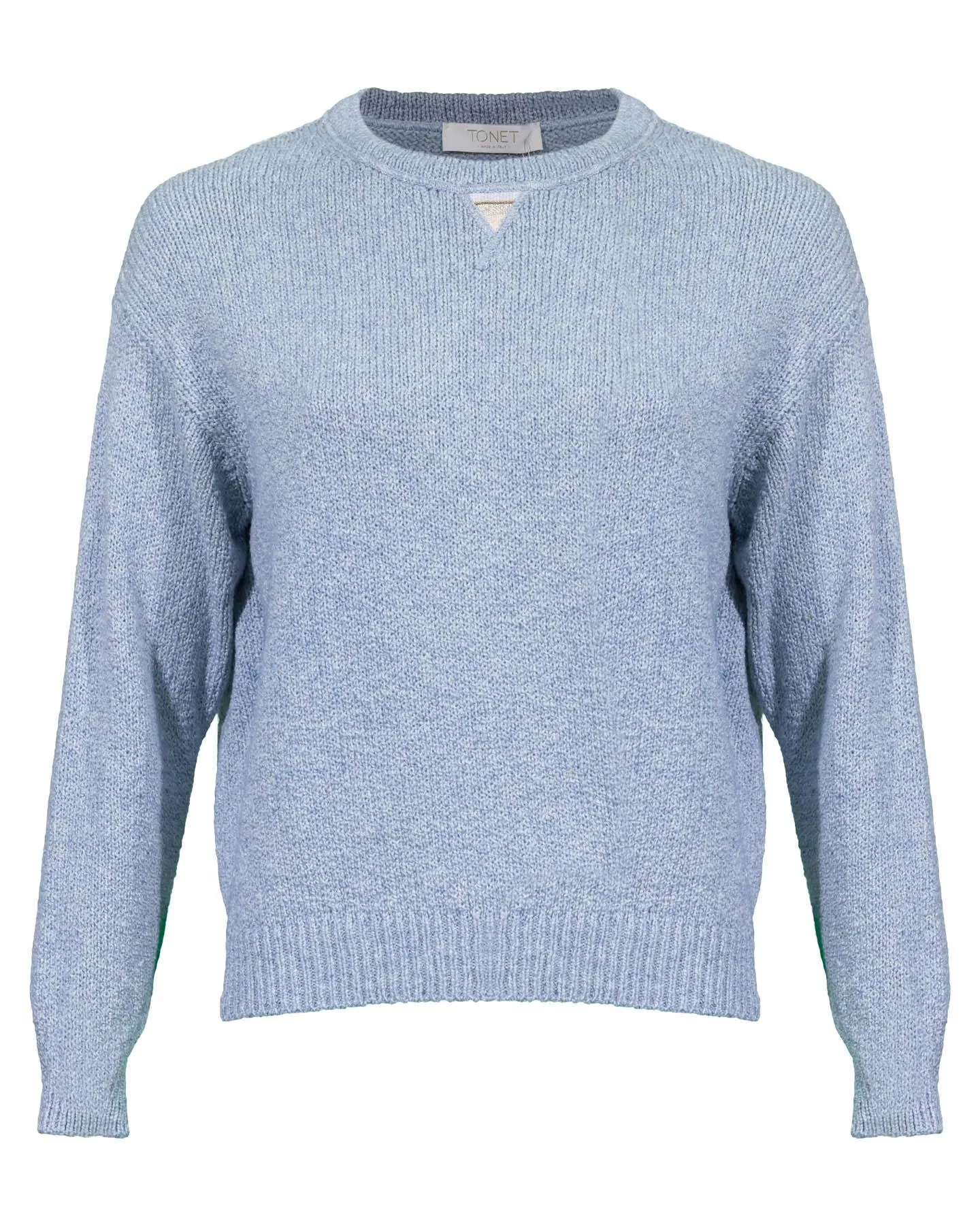 Tonet Aqua Cotton Cashmere Pullover