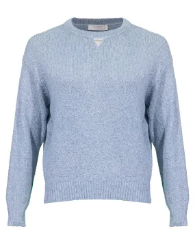 Tonet Aqua Cotton Cashmere Pullover