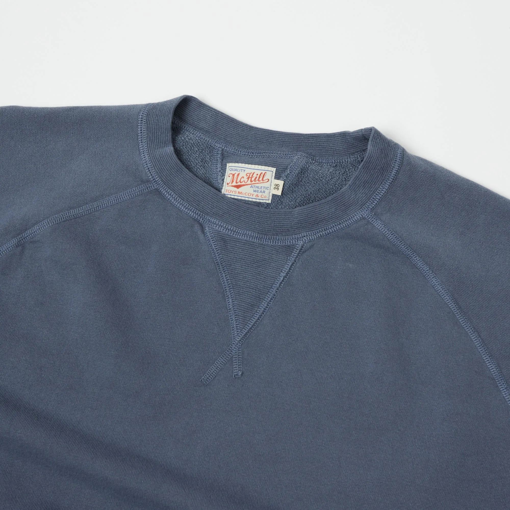 TOYS McCOY S/S Military Sweatshirt - Blue