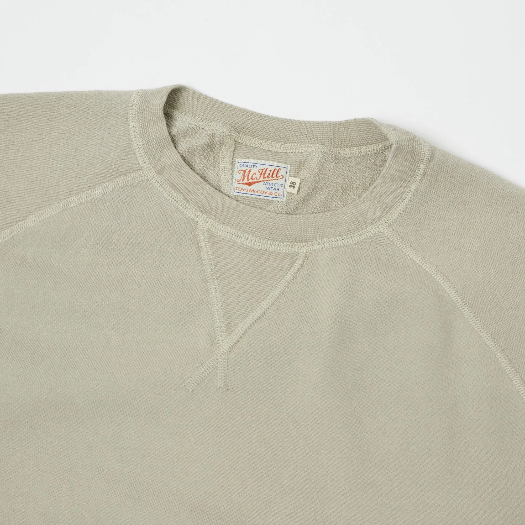 TOYS McCOY S/S Military Sweatshirt - Sand