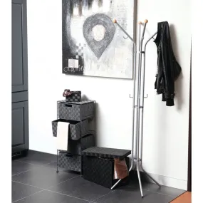 V-Part Standing Coat Rack With 12 Hooks 175 cm