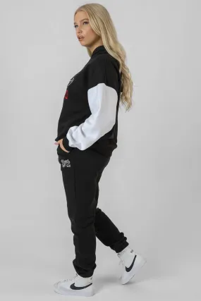 Varsity Seam Front 90'S Joggers Black