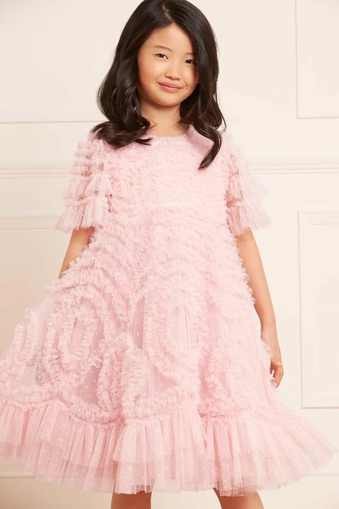 Verity Ruffle Kids Dress