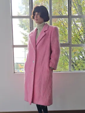 Watermelon Mohair Coat (M)