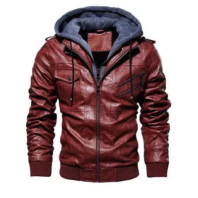 Winter Fashion Motorcycle Leather Jacket