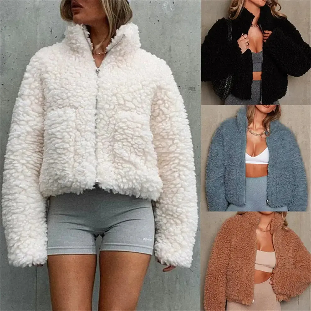 Winter Women's Lamb Wool Coat Jacket^