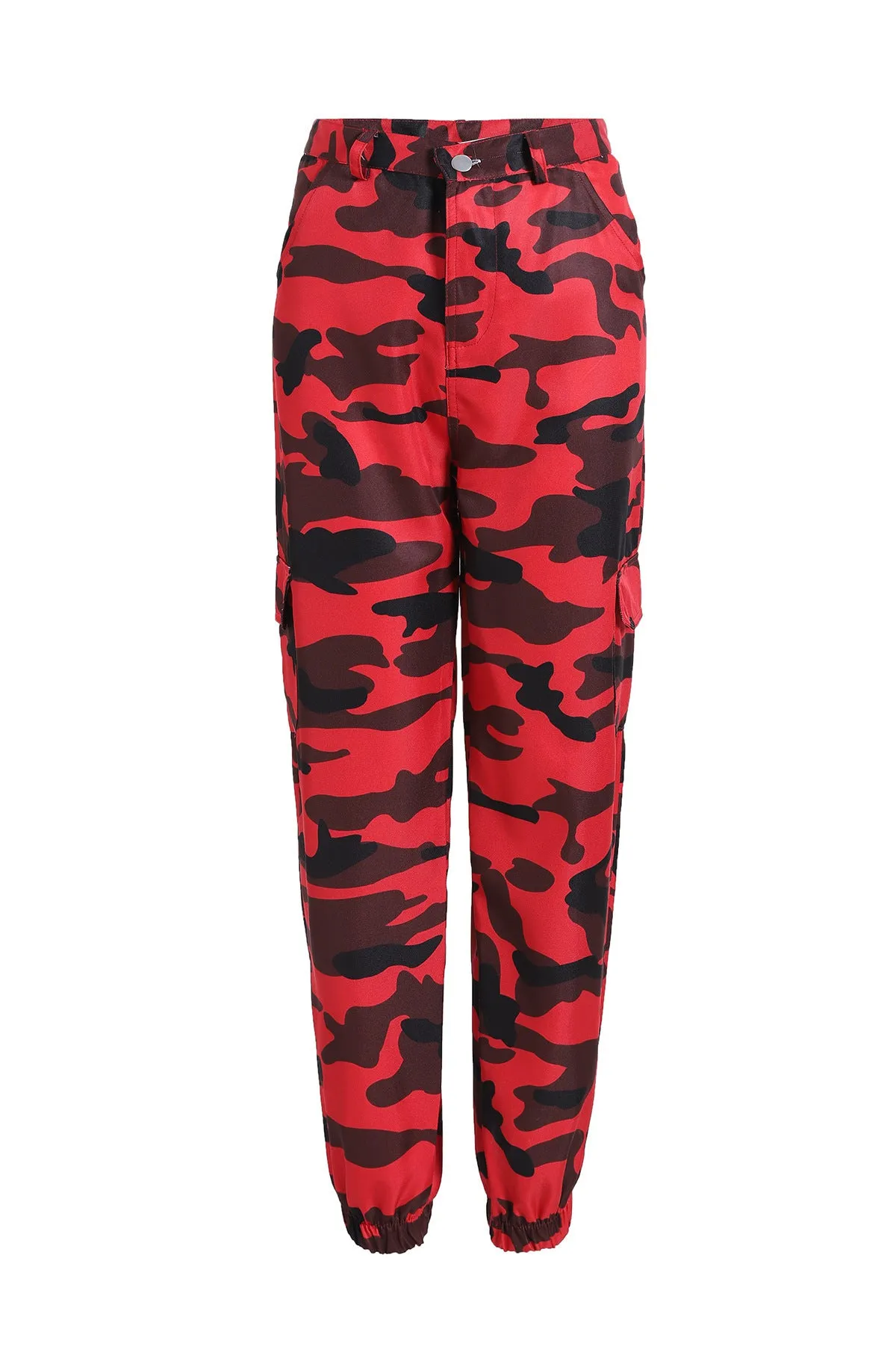 Women's Camouflage Print Cargo Sweatpants (9 colors)