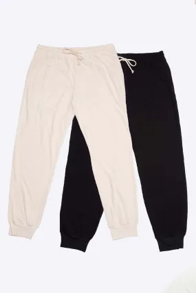 Women's Organic Jogger Pants 2 Pack