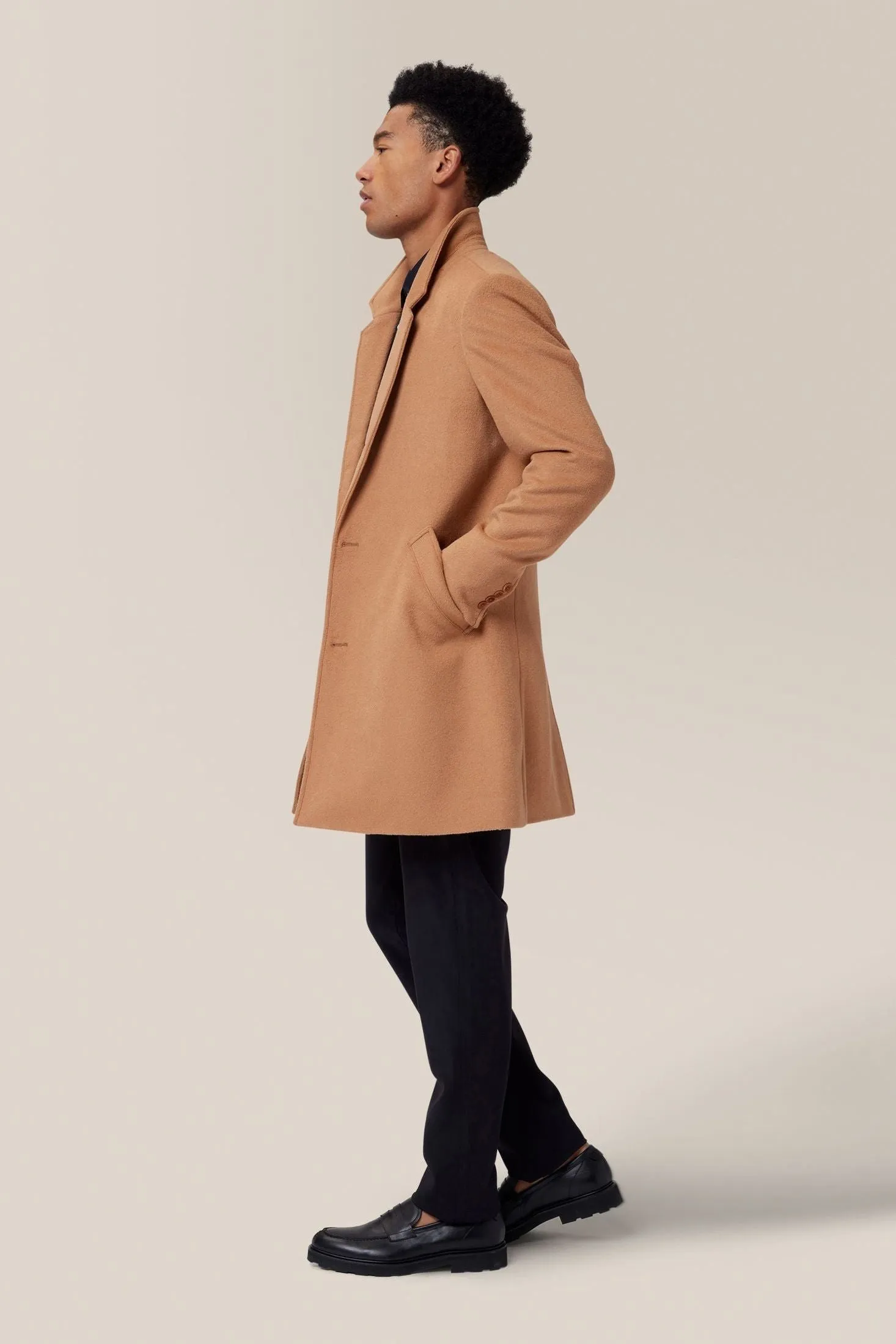 Wool Overcoat | Melton