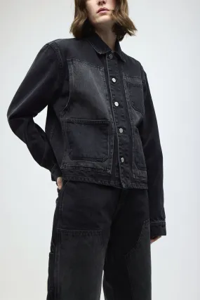 WORKMAN DENIM JACKET BLACK